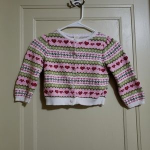 3T Girls Fair Isle Sweater